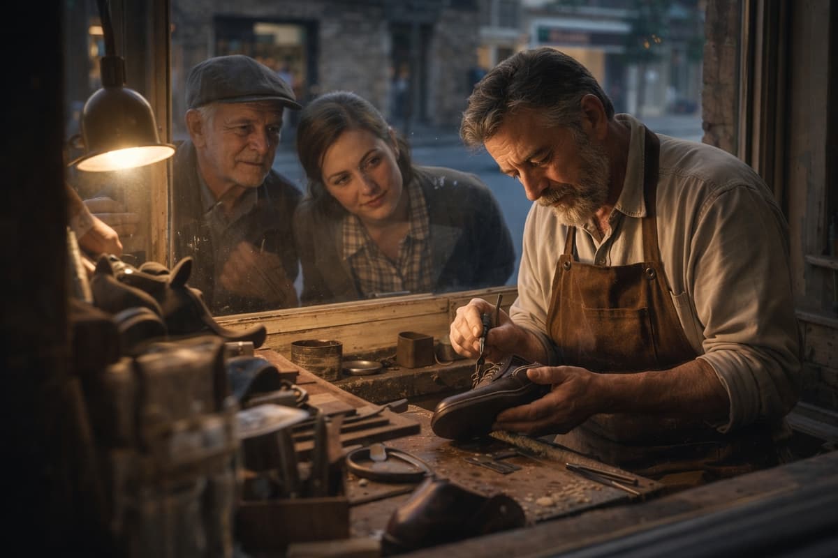 Un artisan au travail
